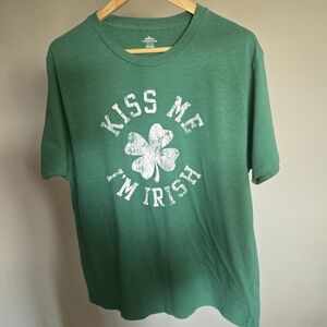 Green 'Kiss Me I'm Irish' T-Shirt